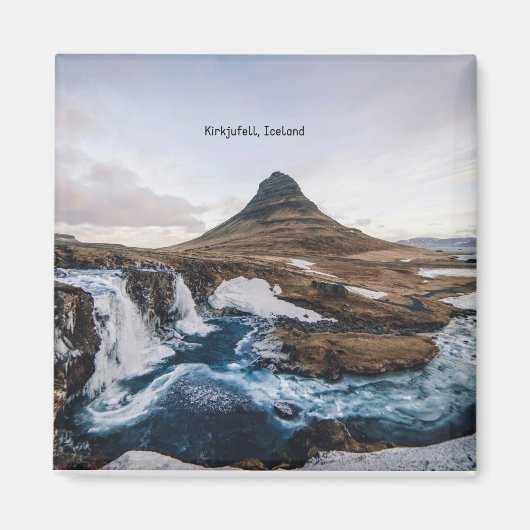 Kirkjufell, Kirchenberg, Island Magnet (Vorne)