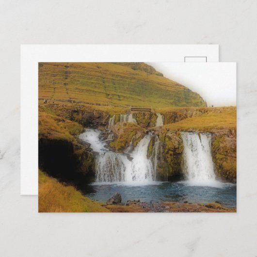 Kirkjufellsfoss, Island Postkarte (Vorne/Hinten)
