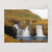 Kirkjufellsfoss, Island Postkarte (Vorderseite)