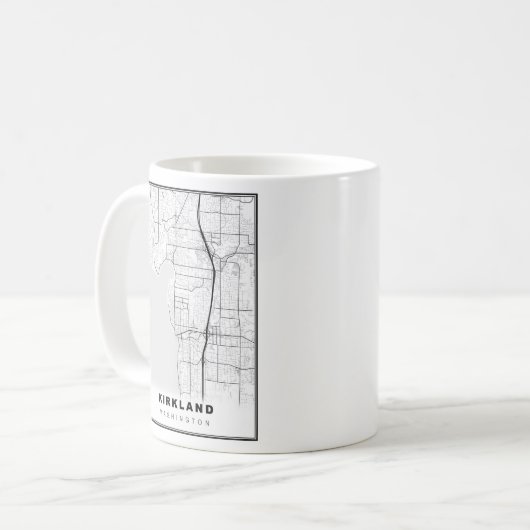 Kirkland Map Kaffeetasse (Vorderseite Links)