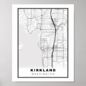 Kirkland Map Poster (Vorne)
