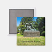 Kirkland Monument im Gefechtsfeld von Fredericksbu Magnet (Vorderseite/Rückseite)