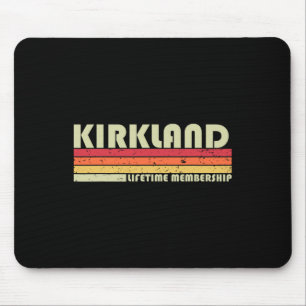 Kirkland Surname Funny Retro Vintag 90er Geburtsta Mousepad