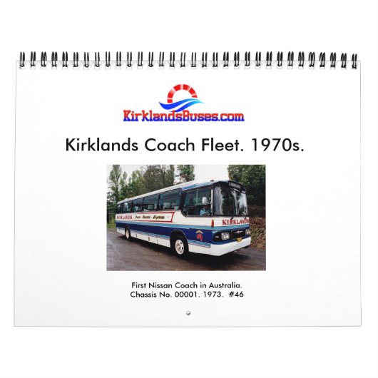 Kirklands Bus- und Busflotte Kalender (Titelbild)