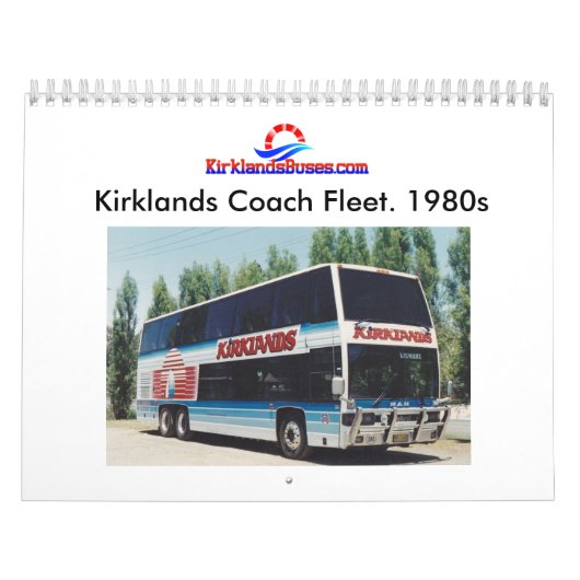 Kirklands Bus-und Trainer-Flotte Kalender (Titelbild)