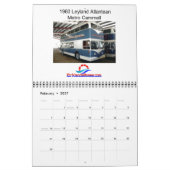 Kirklands-Busse der 60er und 70er Jahre Kalender (Feb 2027)