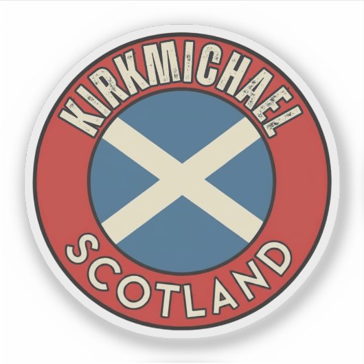 Kirkmichael, Schottland Aufkleber (Vorderseite)