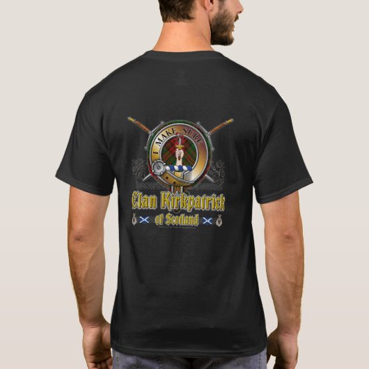 Kirkpatrick Clan Abzeichen T-Shirt (Rückseite)