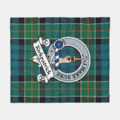 Kirkpatrick Clan Abzeichen Tartan Kariert Fleecedecke (Vorderseite (Horizontal))