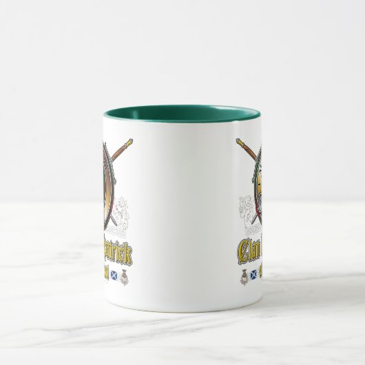 Kirkpatrick Clan Abzeichen Tasse (Zentrum)