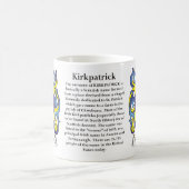Kirkpatrick Familien-Wappen Tasse (Mittel)