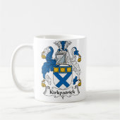 Kirkpatrick Familienwappen Kaffeetasse (Links)