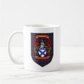 Kirkpatrick Kilpatrick Wappen auf Colquhoun Tartan Kaffeetasse (Links)
