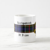 Kirkpatrick schottische Wappen- und Tartan-Tasse Kaffeetasse (Mittel)