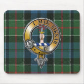 Kirkpatrick Tartan & Abzeichen Mousepad (Vorne)