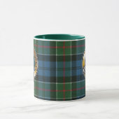 Kirkpatrick Tartan & Abzeichen Tasse (Zentrum)