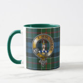 Kirkpatrick Tartan & Abzeichen Tasse (Links)
