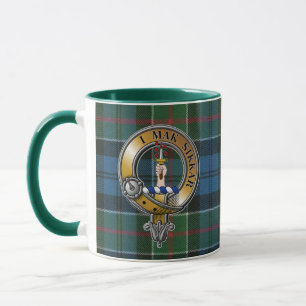 Kirkpatrick Tartan & Abzeichen Tasse