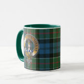 Kirkpatrick Tartan & Abzeichen Tasse (Vorderseite Links)
