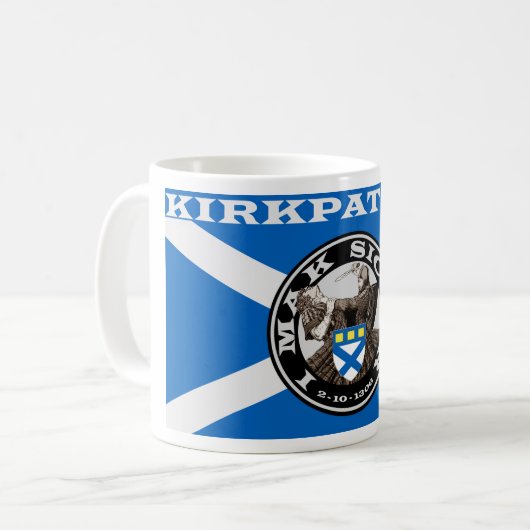 Kirkpatricks Tasse der "blutigen Tat" (Vorderseite Links)