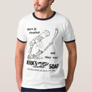 Kirks Seifen-Anzeigen-Mars-T-Shirt T-Shirt