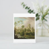 Kirkstall Abbey, Yorkshire, 1747 (Öl auf Leinwand) Postkarte (Stehend Vorderseite)