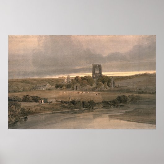 Kirkstall Abbey, Yorkshire - Abend Poster (Vorne)