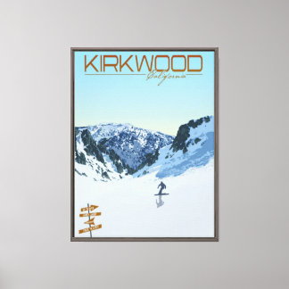 Kirkwood CA Skigebiet Leinwanddruck