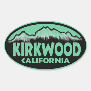 Kirkwood California Ovaler Aufkleber