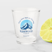 Kirkwood California Schnapsglas (Vorderseite)