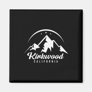 Kirkwood Kalifornien Skigebiet Skifahren Snowboard Magnet