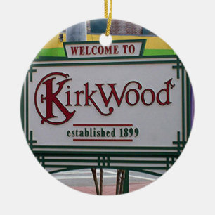 Kirkwood Ornament, Kirkwood Christmas Ornament, Ki Keramik Ornament