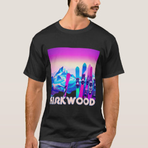 Kirkwood Ski - Retro 80er Style Skifahren und Snow T-Shirt