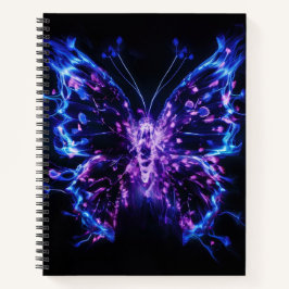 Kirlian Butterfly: Leuchtende Aura Notizblock