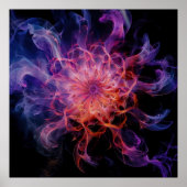 Kirlian Emberflow: Elektrischer Nebel Poster (Vorne)