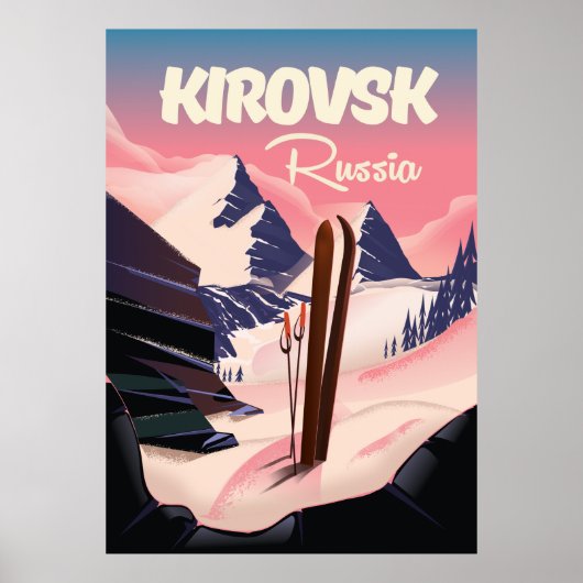 Kirovsk Russland Skipposter Poster (Vorne)