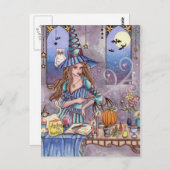 Kirra - Rotzunge, Katze und Schüssel Postkarte (Vorne/Hinten)