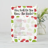 Kirries, wie gut Sie das Bride-Spiel kennen Einladung (Stehend Vorderseite)