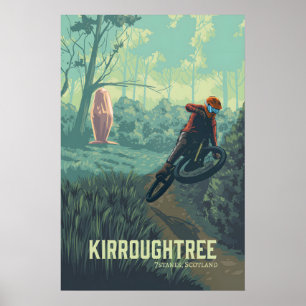 Kirroughtree Mountainbike-Reiseplakat Poster