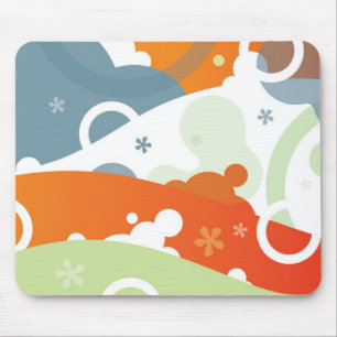 Kirsch Abstraktes Landschaftsbild Mousepad