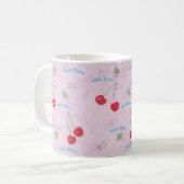Kirsch bisou bisou kaffeetasse (Vorderseite Links)