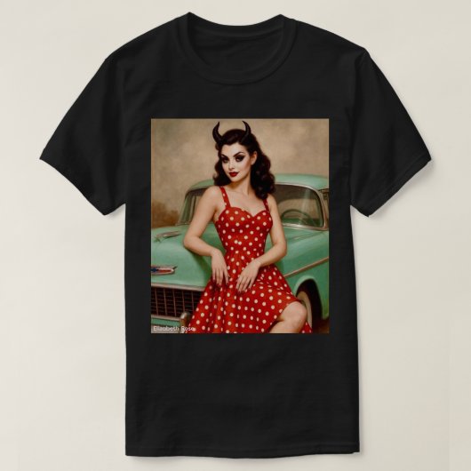 Kirsch-Bombshell T-Shirt (Design vorne)
