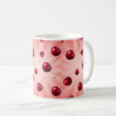 Kirsch-Burst Kaffeetasse (VorderseiteRechts)