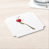 Kirsch-Coaster Untersetzer (angewinkelt)