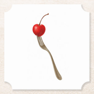 Kirsch-Coaster Untersetzer