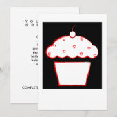 Kirsch-Cupcake (Vorne/Hinten)