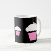 Kirsch-Cupcake Kaffeetasse (VorderseiteRechts)