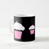 Kirsch-Cupcake Kaffeetasse (Vorderseite Links)