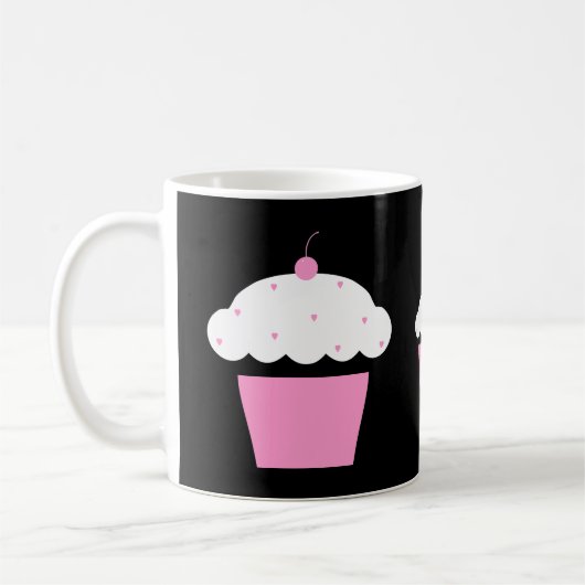 Kirsch-Cupcake Kaffeetasse (Links)