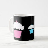 Kirsch-Cupcake Kaffeetasse (Vorderseite Links)